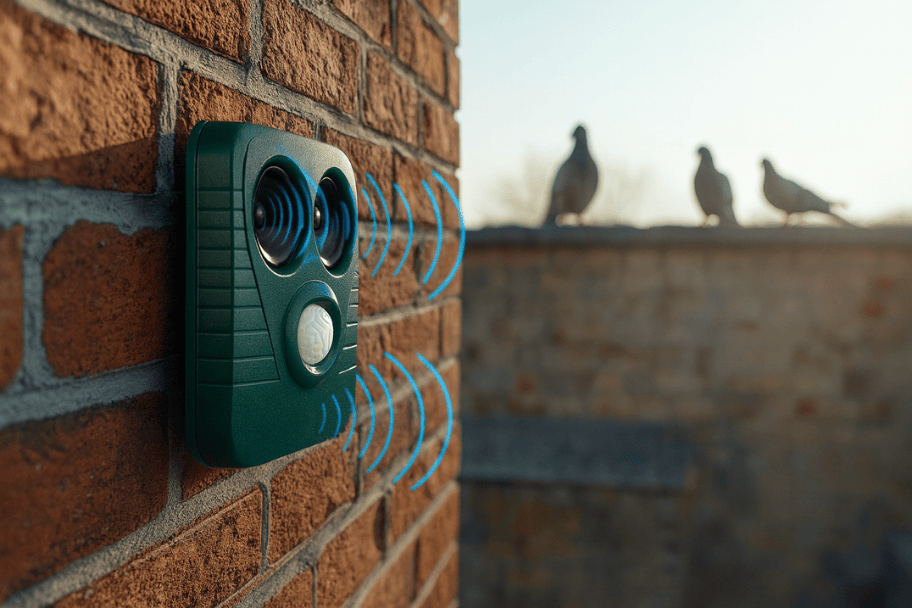 ISOTRONIC Suspension pour répulsif contre les oiseaux | Répulsif anti-pigeons | Protection efficace contre les pigeons, les oies, les pics | Fonctionne sans ultrasons, pointes / filet anti-oiseaux, 8 ISOTRONIC Suspension pour répulsif contre les oiseaux | Répulsif anti-pigeons | Protection efficace contre les pigeons, les oies, les pics | Fonctionne sans ultrasons, pointes / filet anti-oiseaux, 8